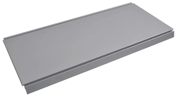 Vika - 57240637X - White/Alu Shelf 37x66.5 cm