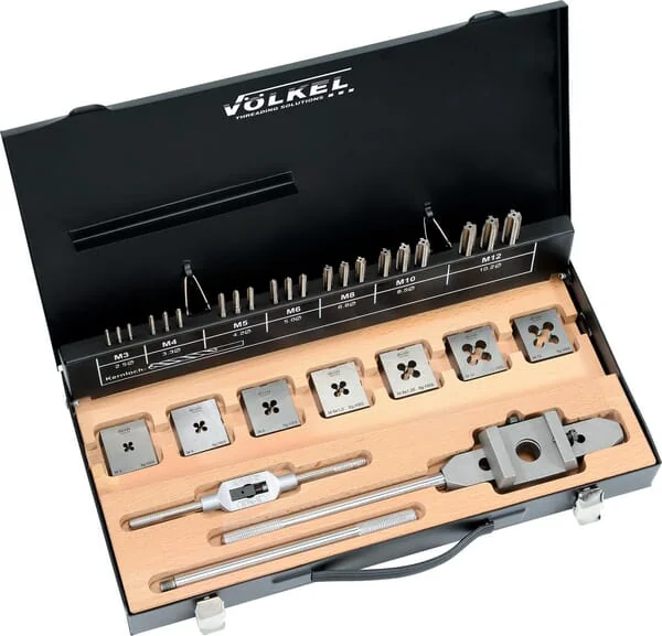 Völkel - 48017VOL - Thread Cutter Set M3-M12 HSS
