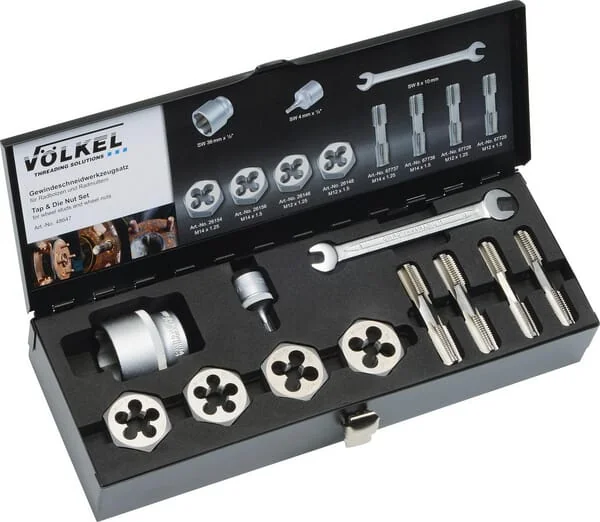 Völkel - 48647VOL - Tap & Hexagon Die Nut Set