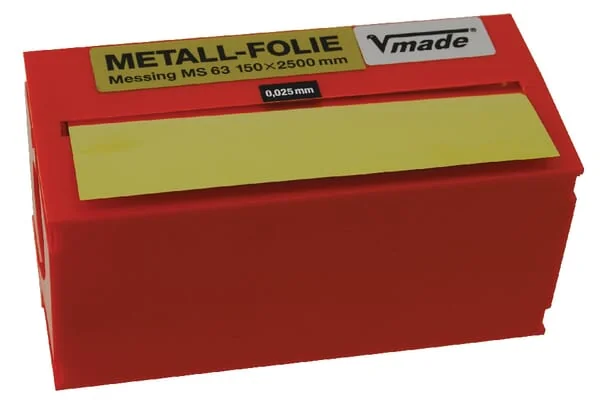 Vogel - LK25001500050 - Brass Foil 2500x150x0.050mm