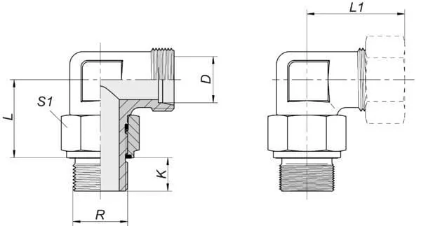 Voss - EWSC12LR12WD - Coupling And Locking Nut 12-1/2