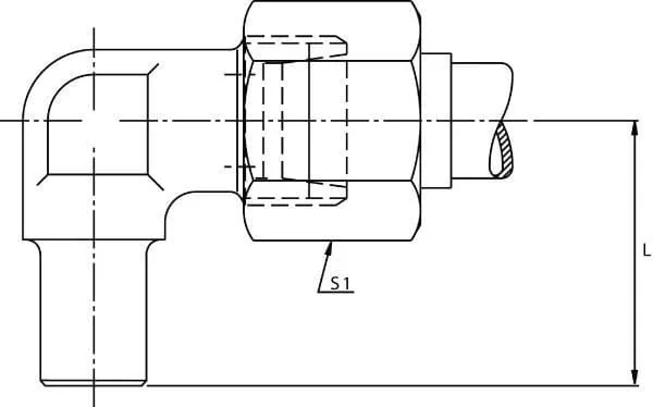 Voss - EWV10S - Adjustable Stud With Nut 10s