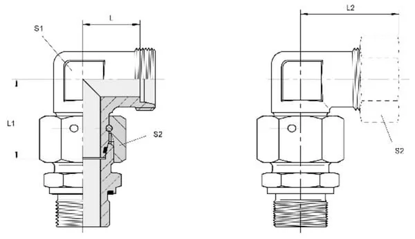 Voss - EWVD8L - Adjustable Stud (Pre-Assembled) 8l