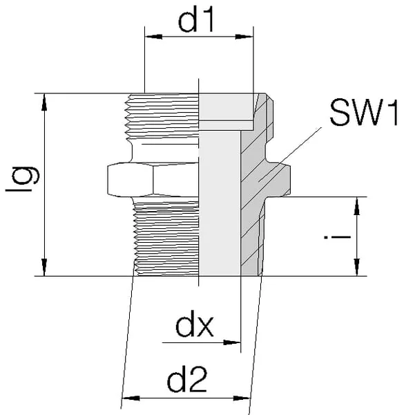 Voss - GES12LRK14 - Coupling 12l R1/4