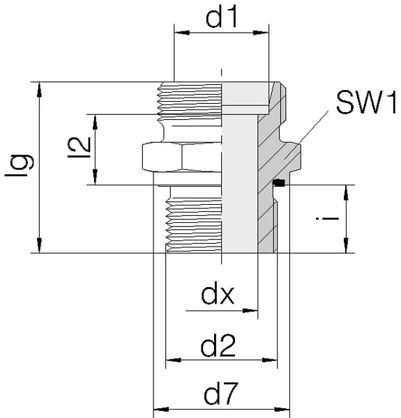 VOSS - GES25SR34WD - Coupling 25S R3/4