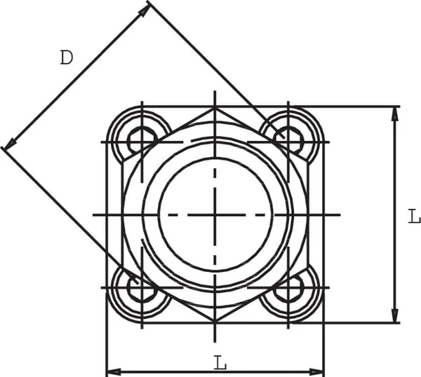 Voss - GFV18L40 - Connecting Flange 18L