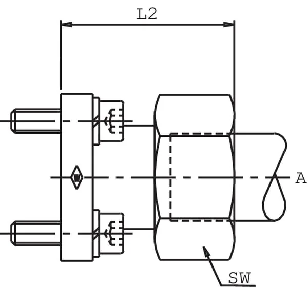 Voss - GFV18L40 - Connecting Flange 18L