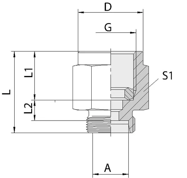 Voss - MAS12SR14 - Voss Test Point Coupling 12S R1/4 BS
