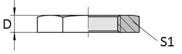 Voss - MSV2015 - Locknut M20x1.50 Steel Voss