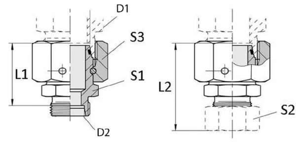 Voss - REDVD208S - Coupling Reduction 20/8S
