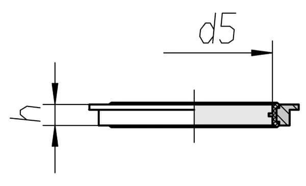 Voss - RSWV9VWDR14 - Rswv Seal Ring NBR R1/4