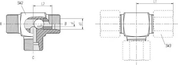 Voss - TWV10L - Valve T-Shuttle 10l