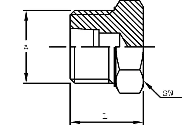 Voss - VSK30S - Sealing Cap 30S M42x2