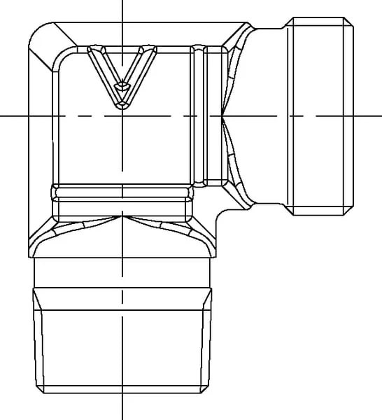 Voss - WES8SRK14 - Elbow Coupling 8S-1/4 BSPT
