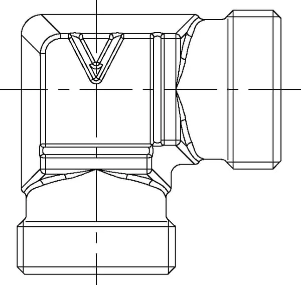 Voss - WS10S - Elbow Coupling 10S
