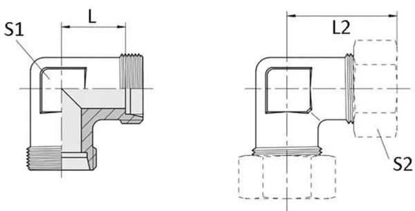 Voss - WS30S - Elbow Coupling 30S