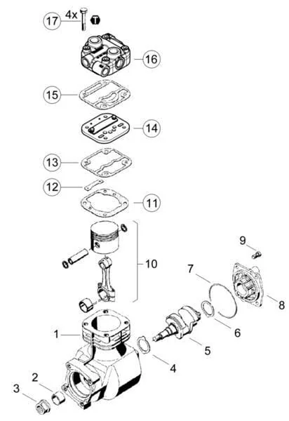 Wabco - 4111459212 - Repair Kit