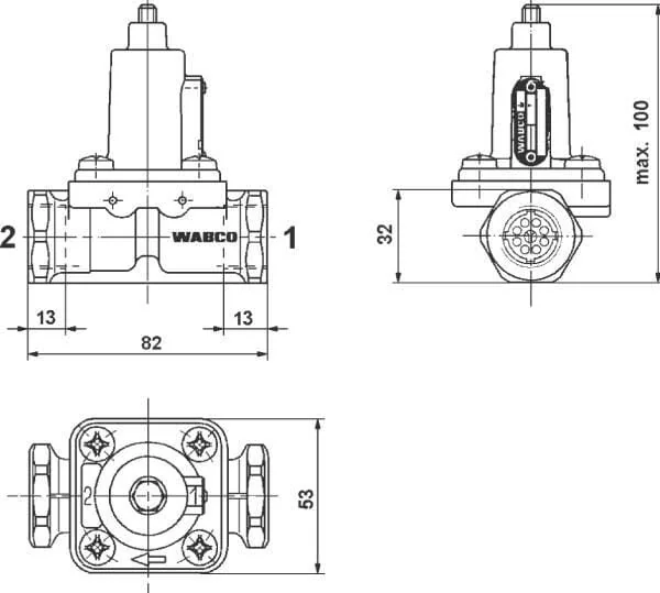 Wabco - 4341000330 - Charging Valve
