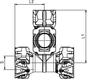 Wabco - 8939058024 - Block Heavy Duty 4 Way