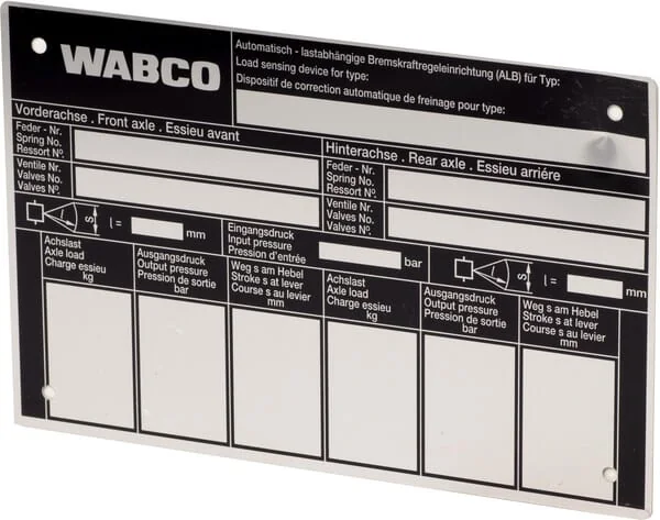 Wabco - 8991446304 - Label