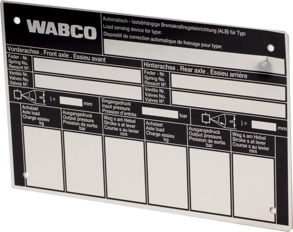 Wabco - 8991446304 - Label