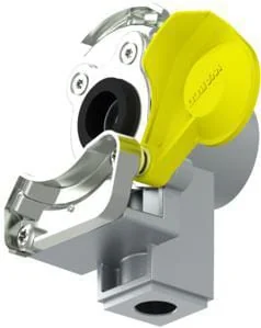 Wabco - 9522010030 - Coupling Head With Integrated Filter M16x1.5 Yellow