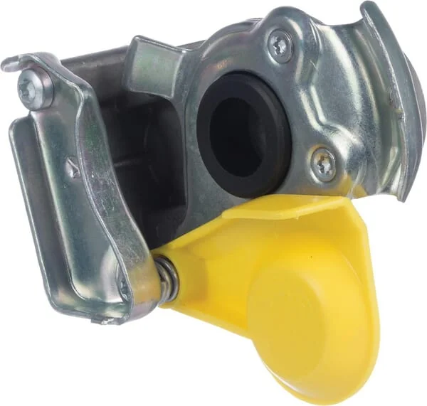 Wabco - 9522010160 - Coupling Head With Integrated Filter M16x1.5 Yellow - Side Threaded