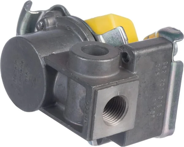 Wabco - 9522010160 - Coupling Head With Integrated Filter M16x1.5 Yellow - Side Threaded