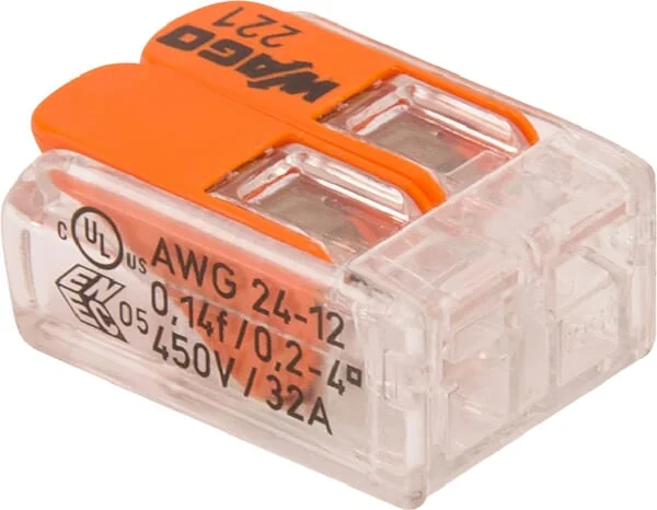 Wago - 221412 - 2-Conductor Terminal Block