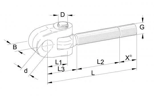 Walterscheid - 083632 - Rod Head Cat.3 D