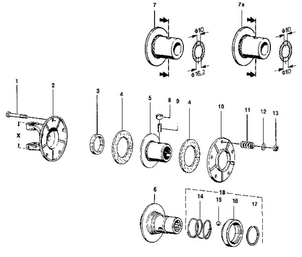 Walterscheid - 1650423 - Hub K94/1-1.3/8-6