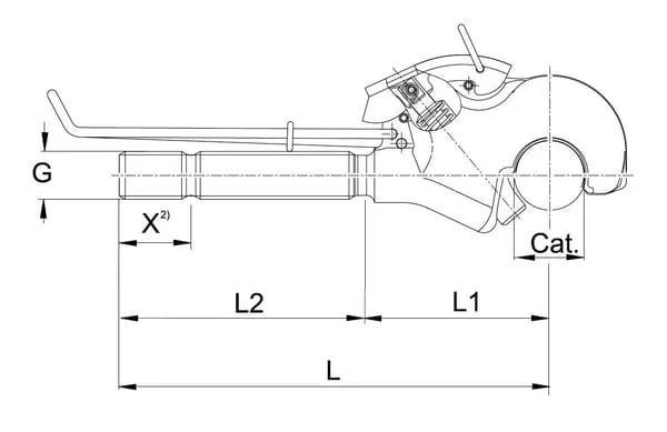 Walterscheid - 309925 - Toplink Hook Cat. 3S