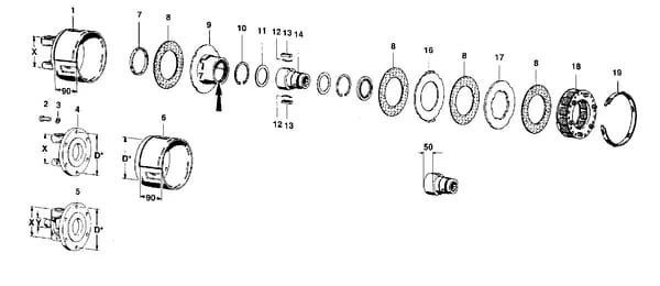 Walterscheid - 359002 - Fork Housing FK96/4-K96/4