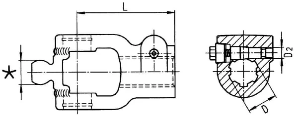 Walterscheid - 3618830M - Fork CC 1 3/4 6PC W2580