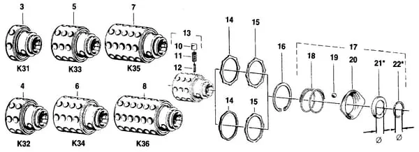 Walterscheid - 551712 - Sealing Ring K31-K36B