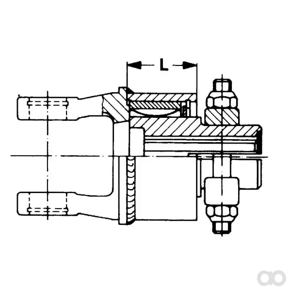 Walterscheid - 5610141 - Pignone W2600-F5/2R 13/4-6 KB