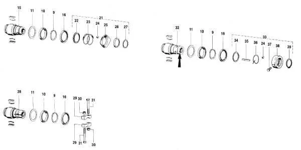 Walterscheid - 561961 - Hub 1.3/8-6 Spline Clamp Bolt