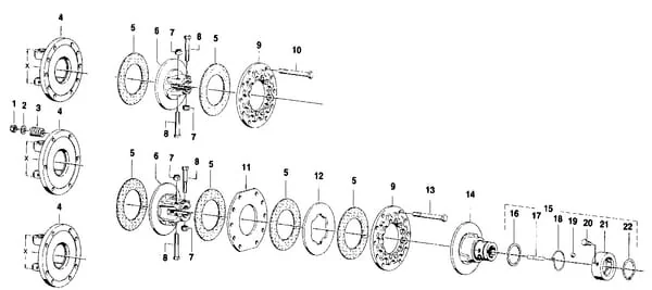 Walterscheid - 569004 - Flange Hub K90 1-3/8