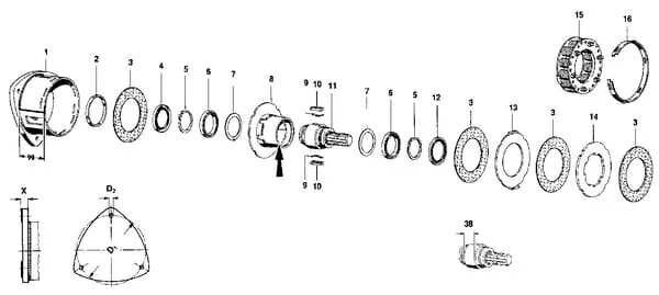 Walterscheid - 586049 - Take-Up Disc