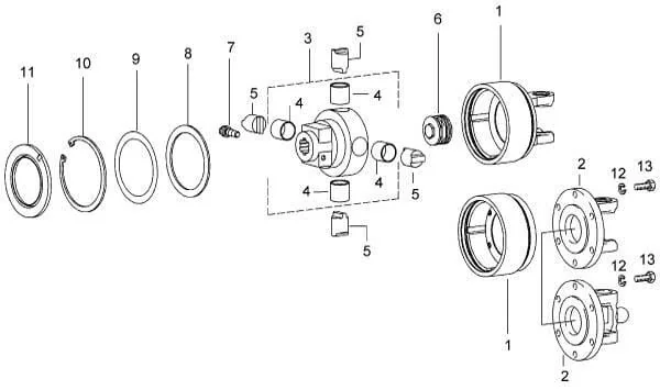 Walterscheid - 592700290 - Spring Pack K64/24 290daNm 2900Nm