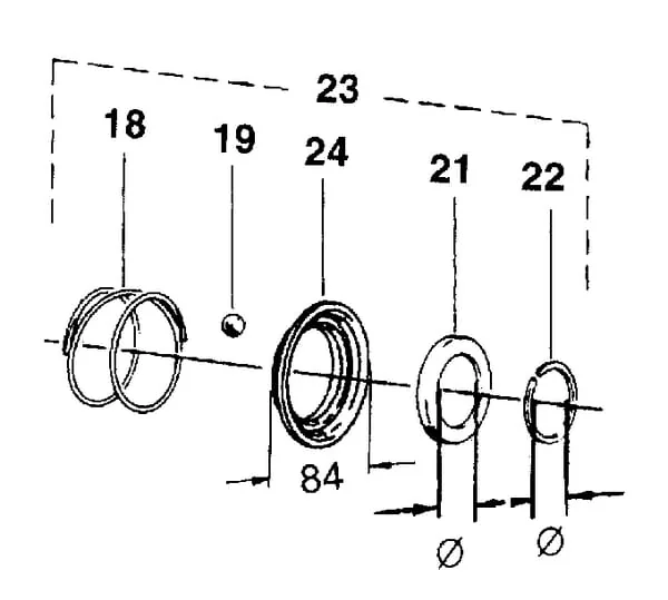 Walterscheid - 660104 - Outer Spring