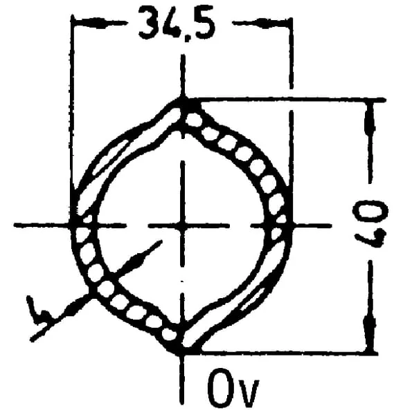Walterscheid - 7511661000H - Profile Tube OV-H 1000mm