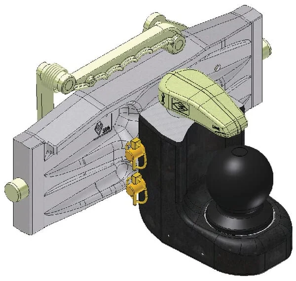 Walterscheid - 8002586 - Walterscheid Ball Coupling Ball Coupling 80 mm