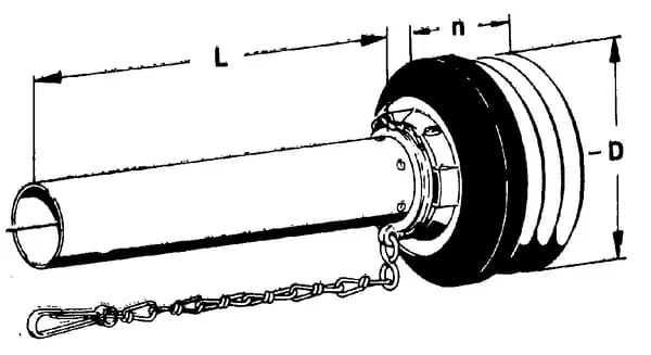 Walterscheid - SD151500I - Inner Protective Tube Half 1500mm