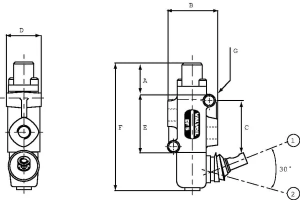 Walvoil - DF52009 - Walvoil 2-Way Valve DF05-2-A-18L