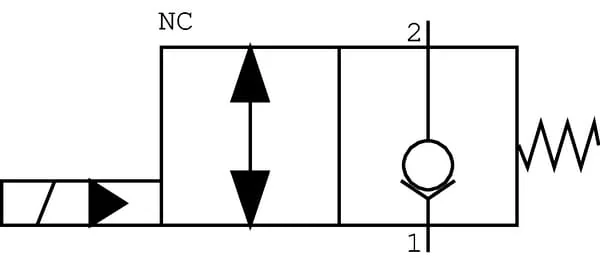 Walvoil - EC12MNC002 - Control Valve 2/2 EC12M NC 24VDC 3/4" BSP