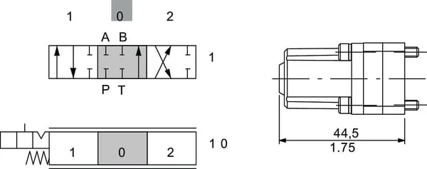 Walvoil - SD41002 - Walvoil Steering Valve SD4/1-G3-110L-AET, 1 Section