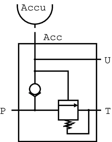 Walvoil - VDA10001 - Accumulator Valve A-08-S-B-1/2" BSP