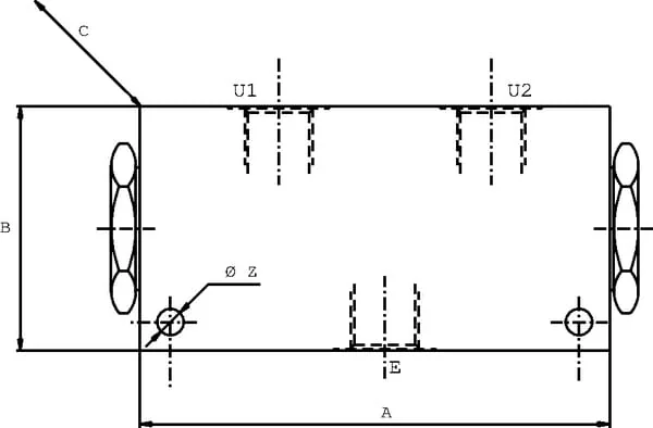 Walvoil - VDFR05001 - Flow Divider (12 L/min) 3/8