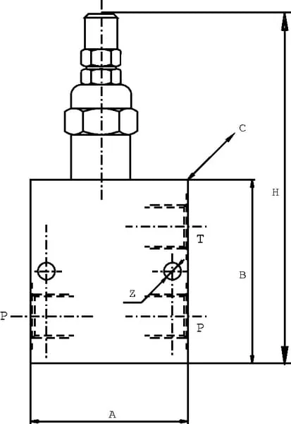 Walvoil - VMPBL05002 - Pressure Control Valve VMPBL 06 TS V